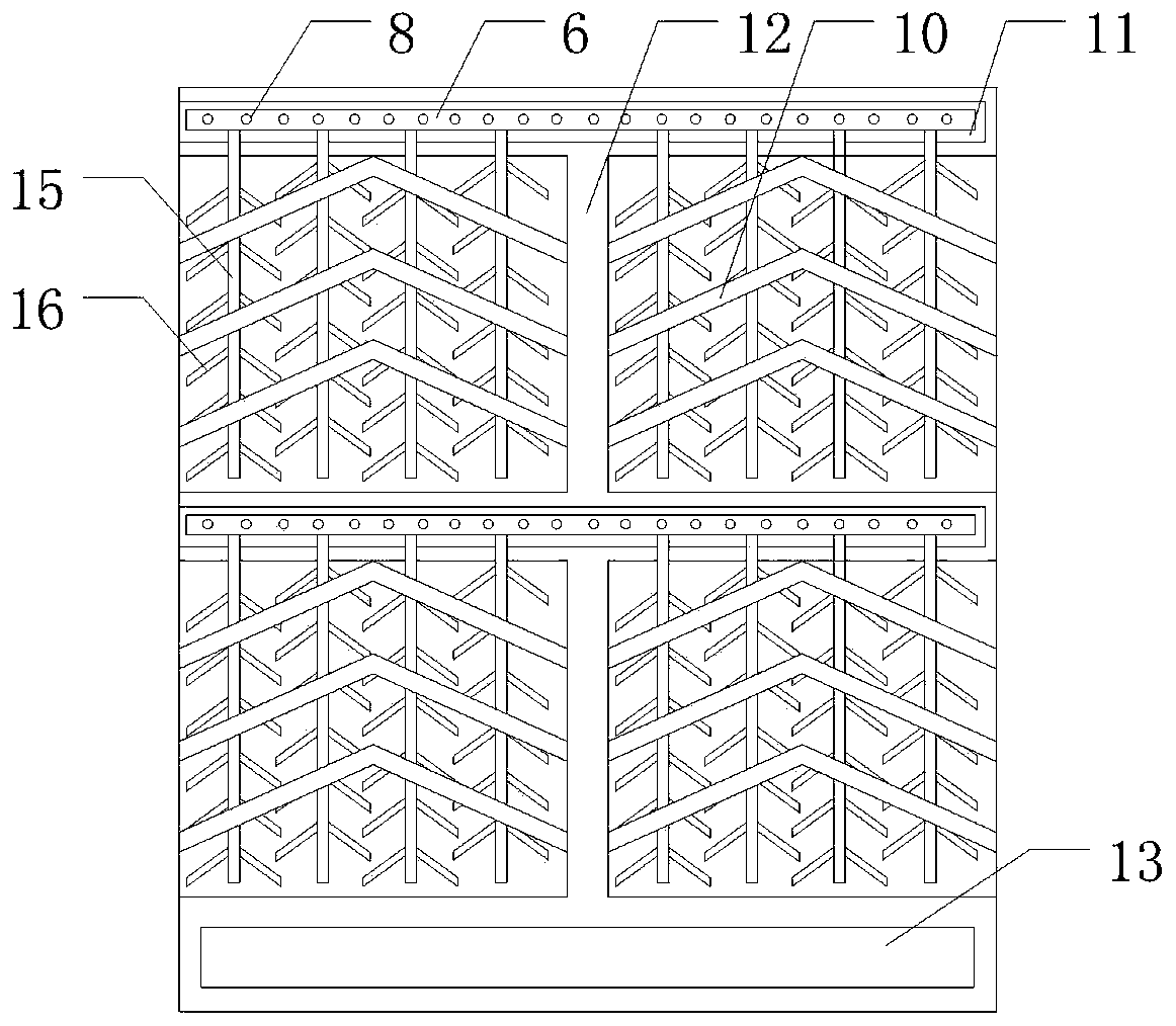 Expressway slope drainage structure