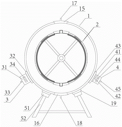 Green purifying and residue removing system for fruits and application of system