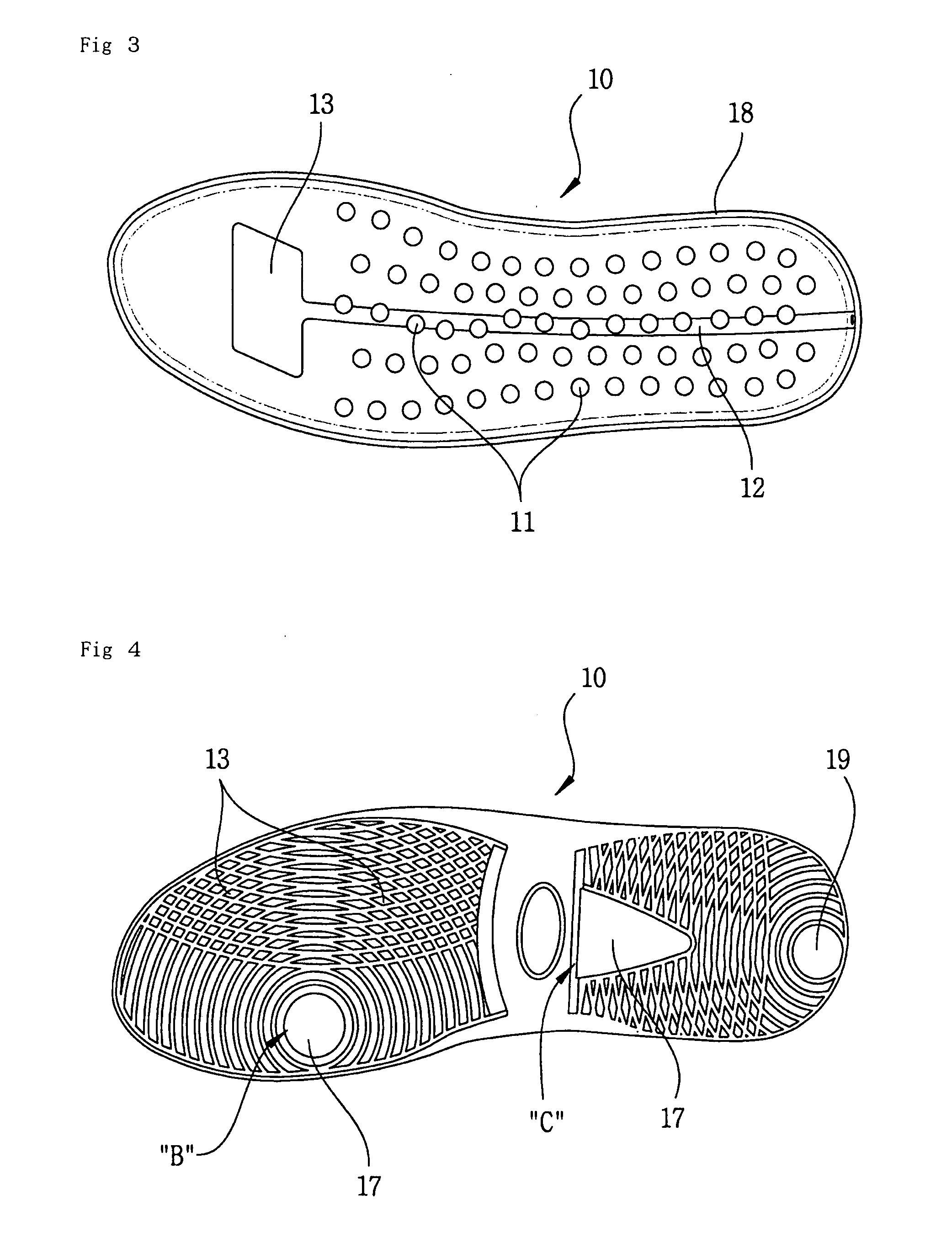 Air Cushion shoe sole