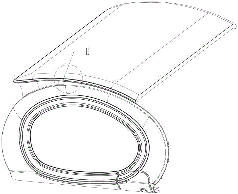 Mounting structure used for deformation control of wall-mounted air conditioner faceplate