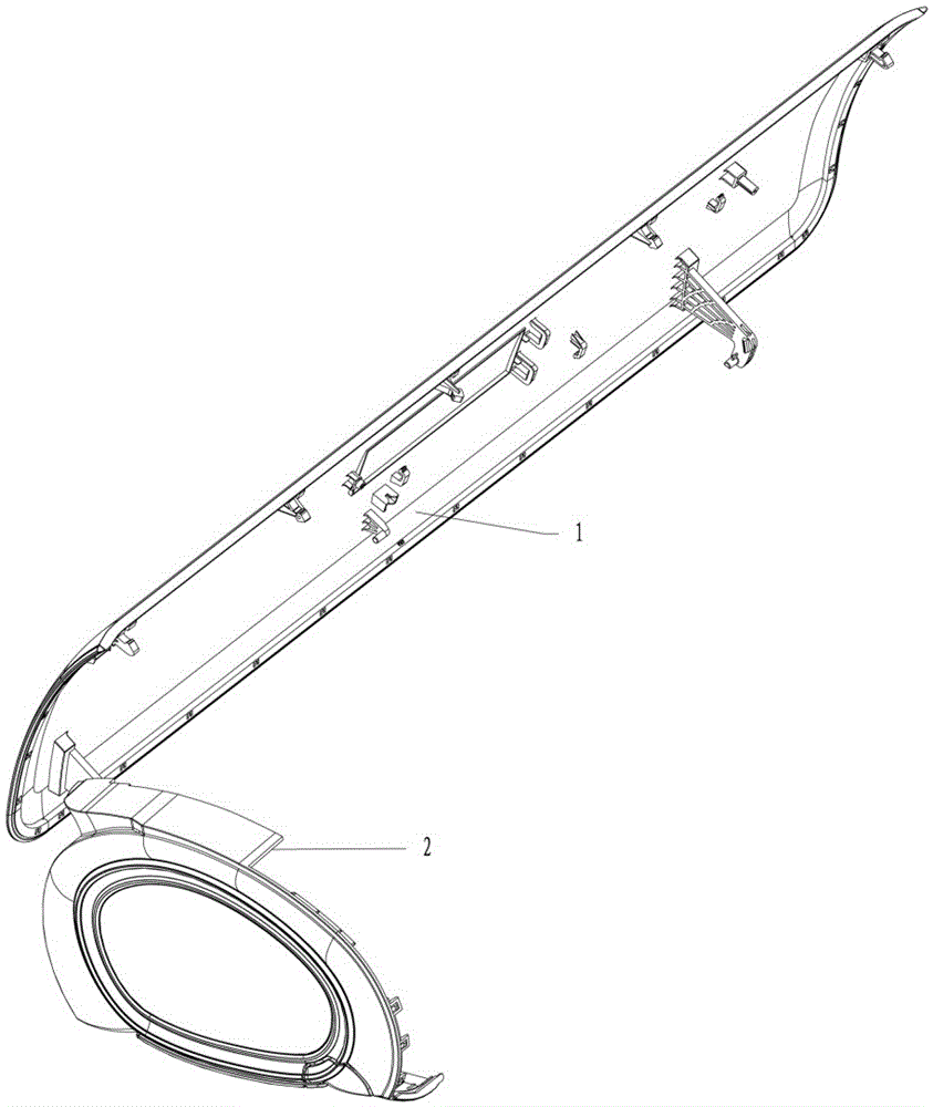 Mounting structure used for deformation control of wall-mounted air conditioner faceplate