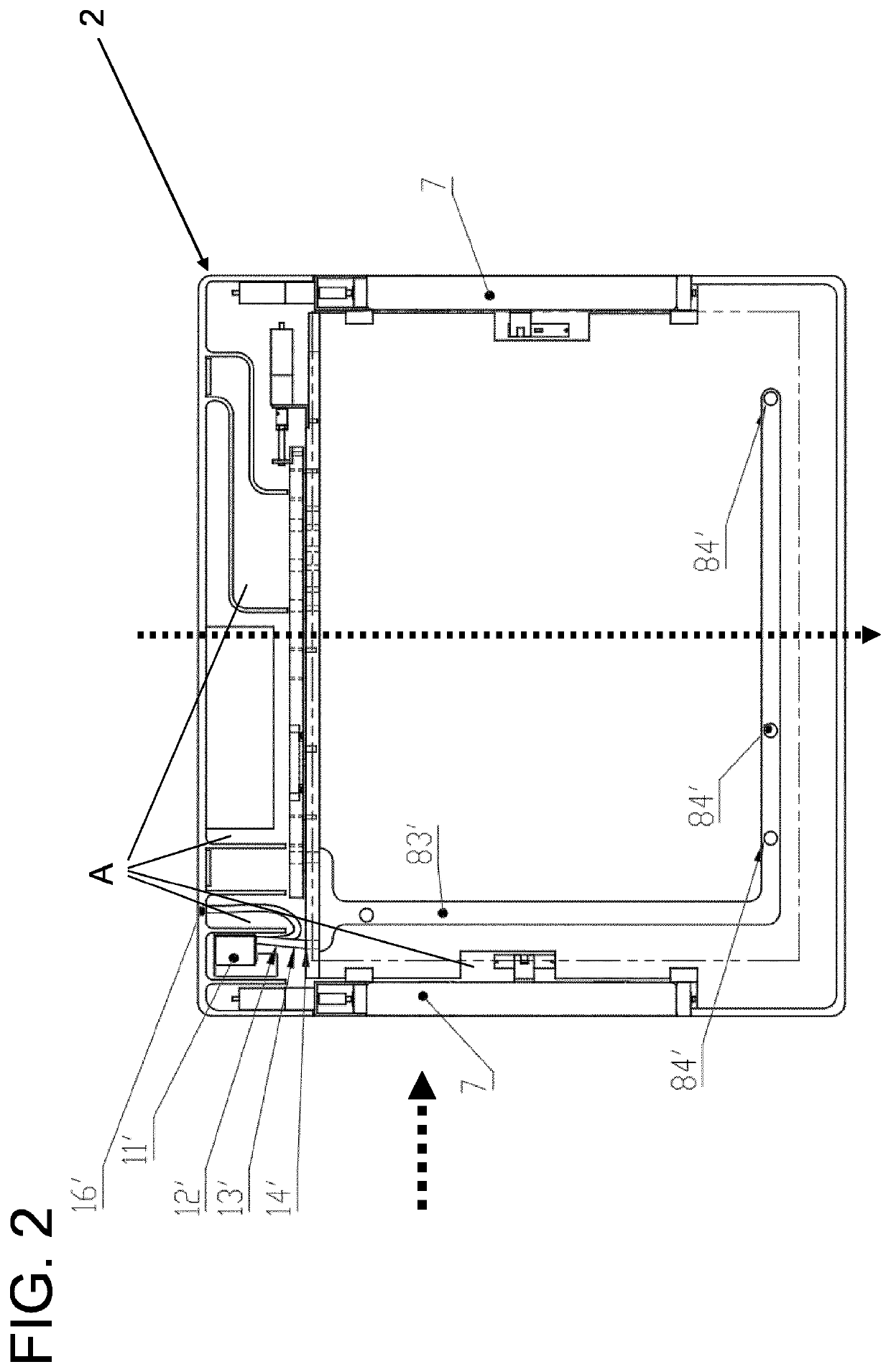 Drawer device and cover with lifting means