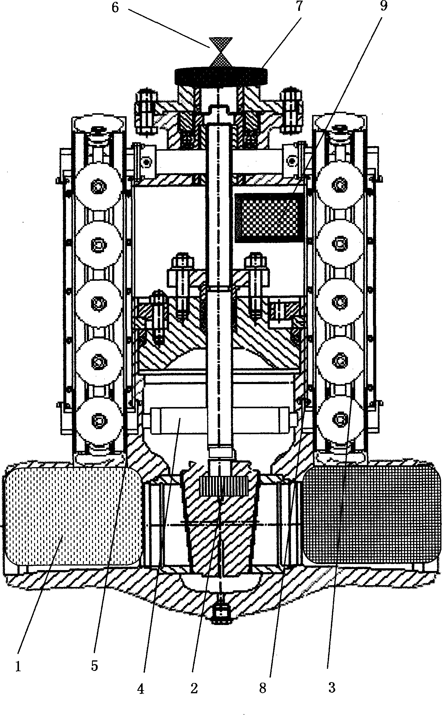 Fault induction self-power-off system for high-end digital printing device