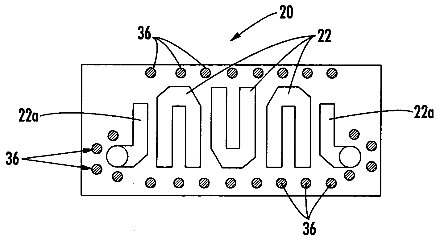 Millimeter wave surface mount filter