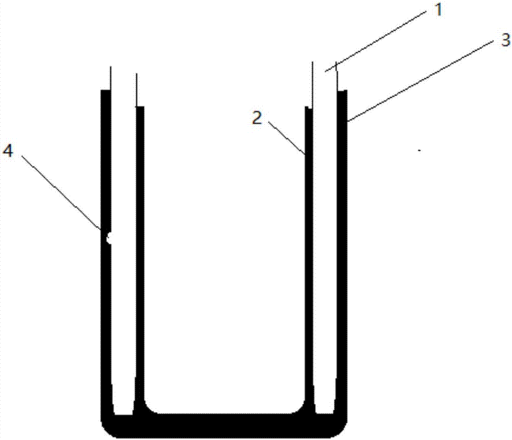 A lead layer extrusion casting hanging method for spent fuel storage tank