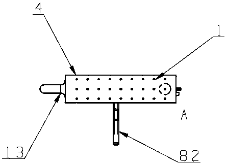 A syringe type wall plaster stick