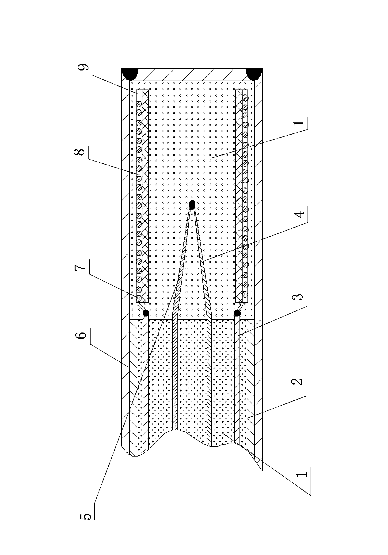 Preparation method of heating type thermocouple liquid level measurement sensor