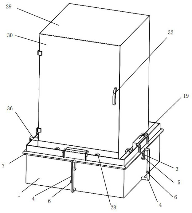 A shock-absorbing refrigeration integrated high-power high-frequency induction power supply device