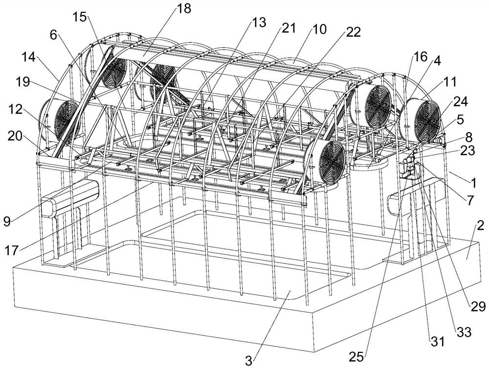 Agricultural ecological greenhouse capable of reducing human participation