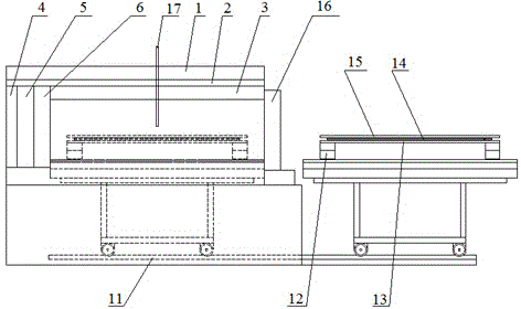 Resistance furnace for brazing zinc electrolysis anode electric conducting cross beam and brazing method