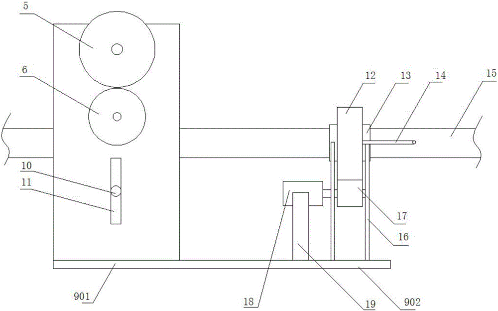 Detection apparatus for surface defects of high-voltage power line