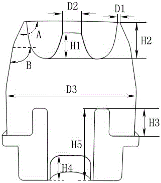Method for preventing breakage of steel spring and inwardly-recessed vertical stoop