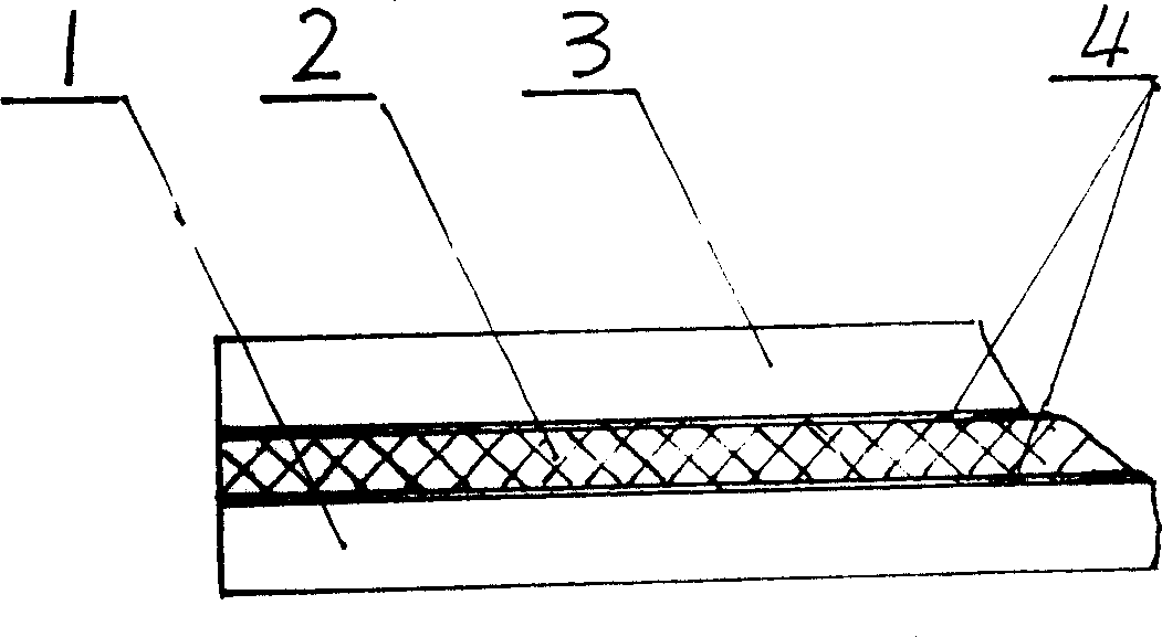 Compound damping board and its manufacturing method