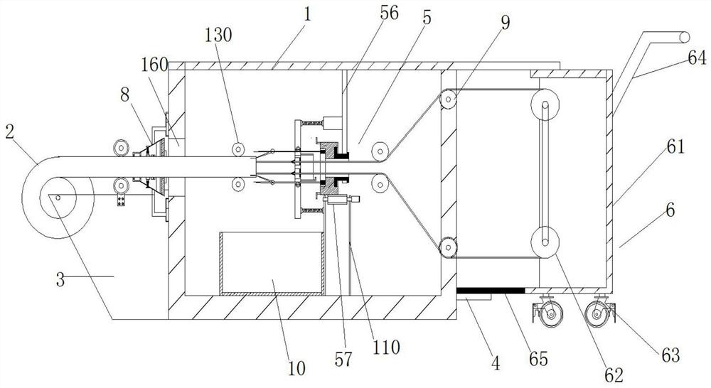 A communication network cable branching device