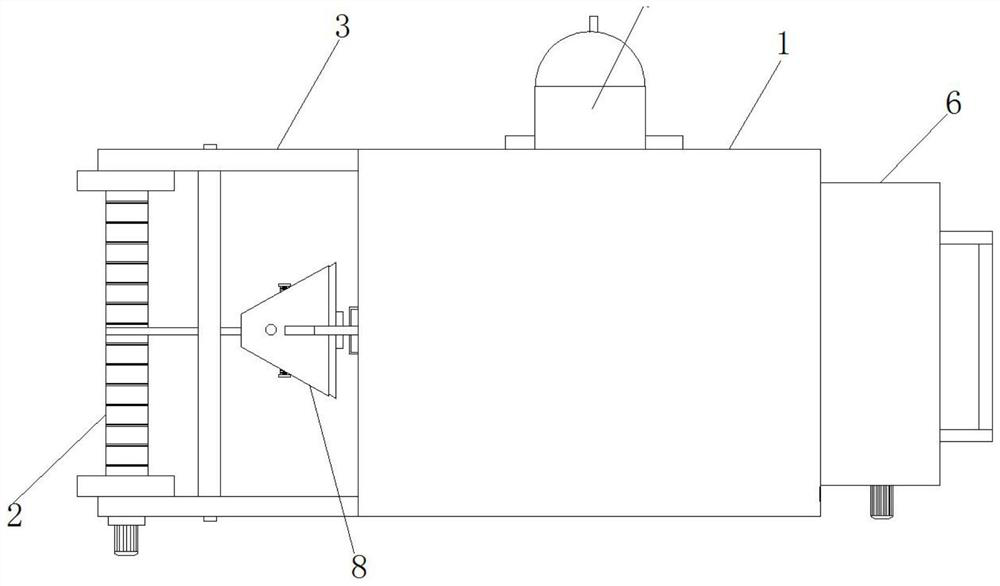 A communication network cable branching device