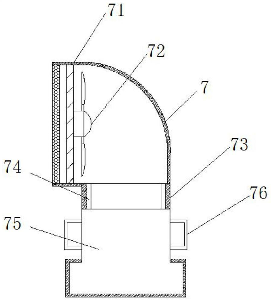 A communication network cable branching device