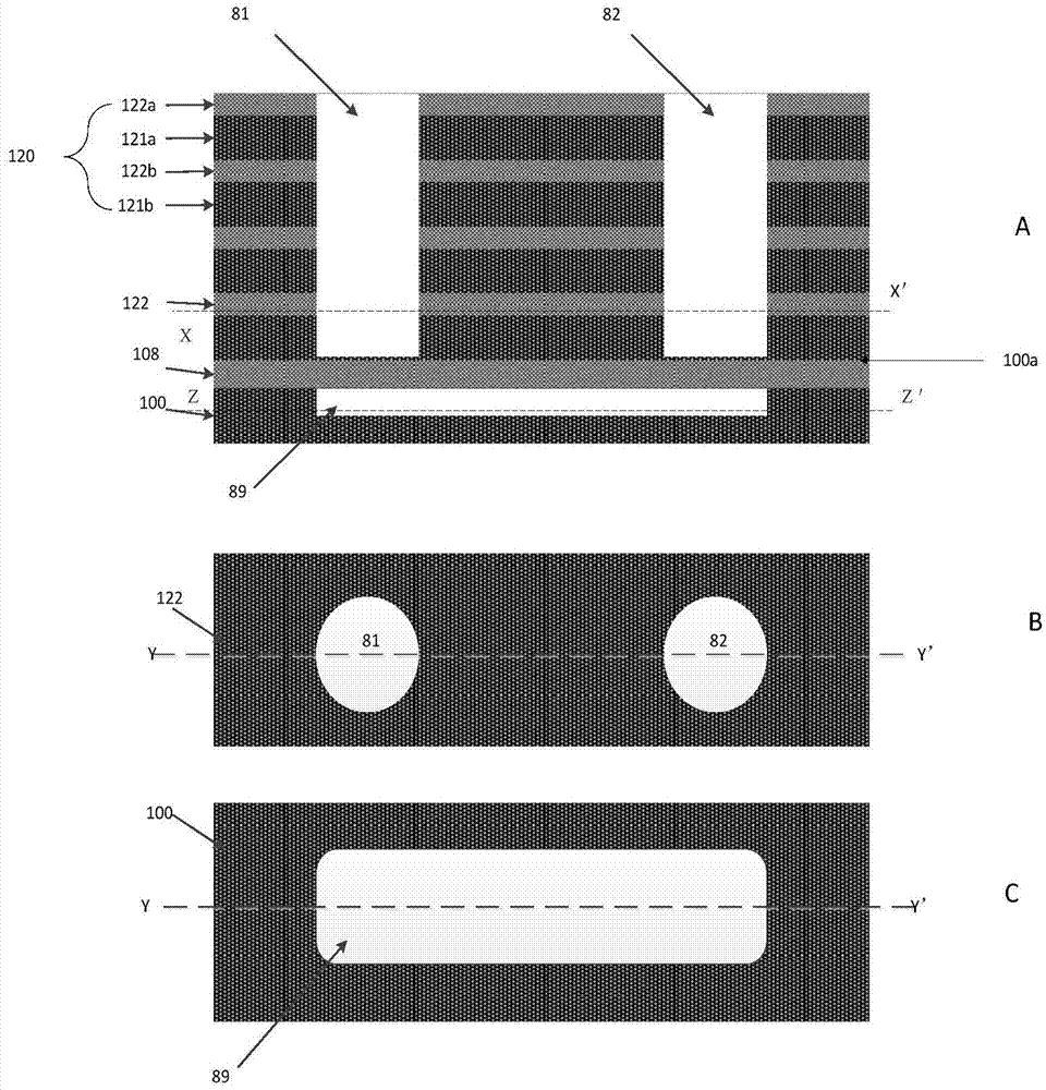 Three-dimensional semiconductor memory device based on deep hole filling and preparation method thereof