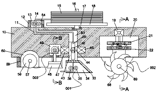 Underground cable trenching and laying machine