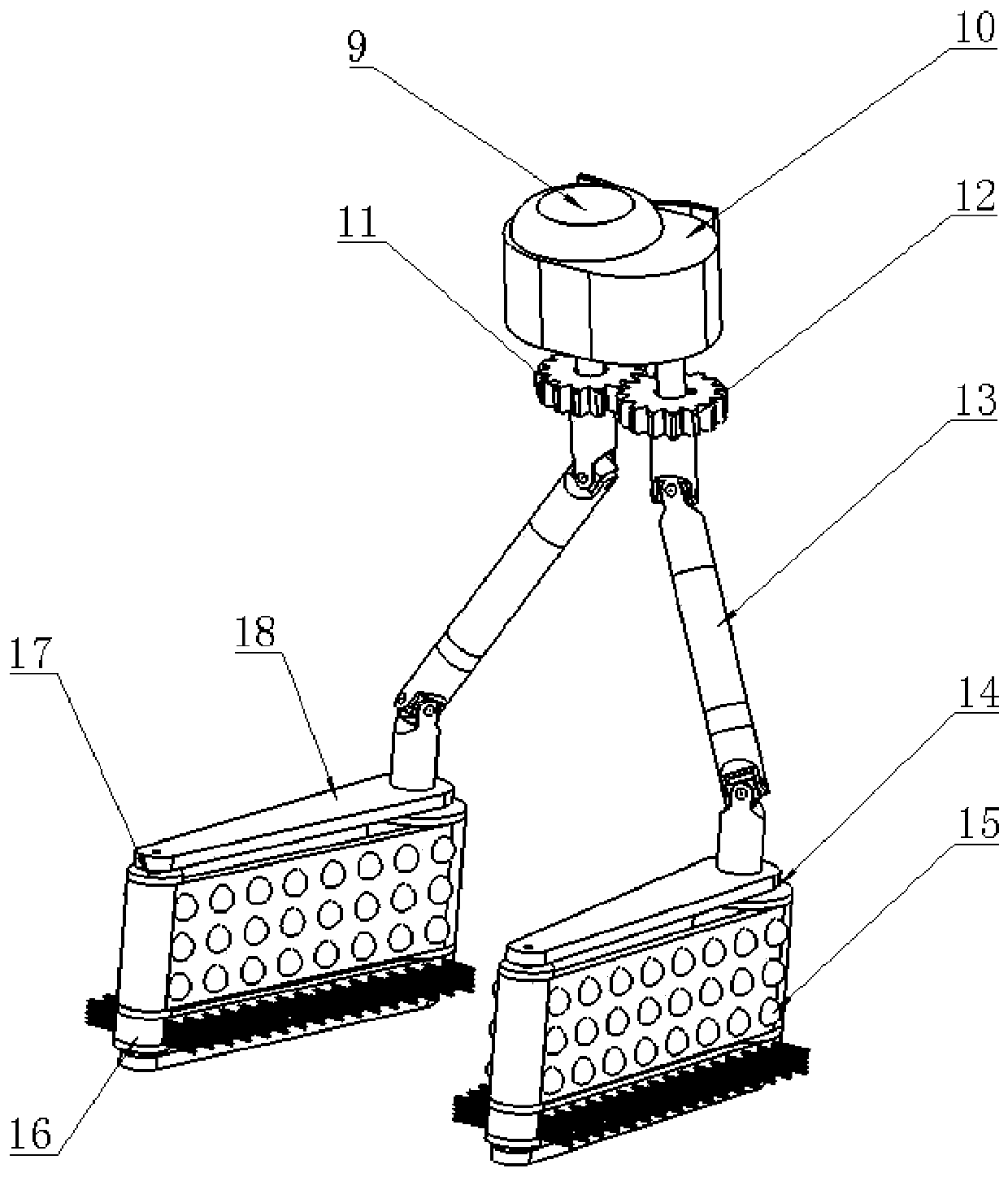 Actively-feeding green-leaf vegetable harvester and speed control method