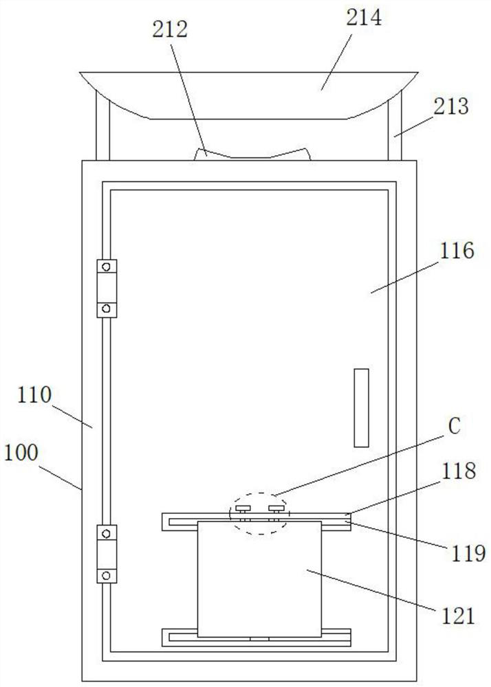 Handkerchief paper storage device with damp-proof mechanism