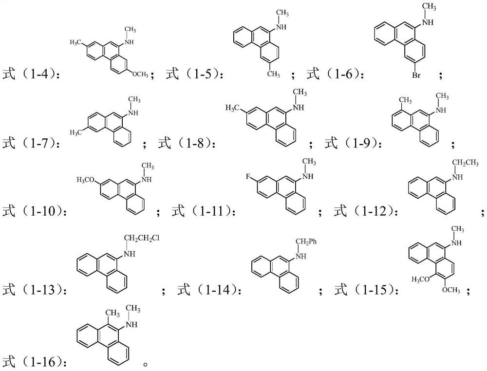 A kind of preparation method of dihydrogenation 9-phenanthrene amine compound and the chiral product thereof