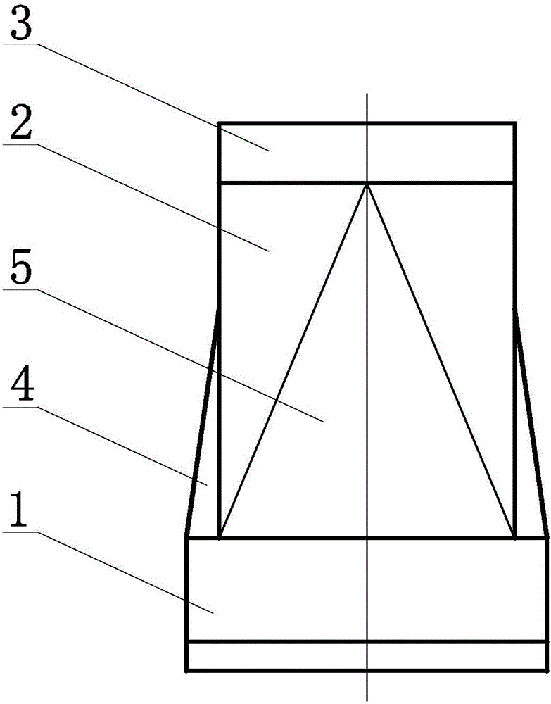 Ceiling variable-diameter bending air pipe