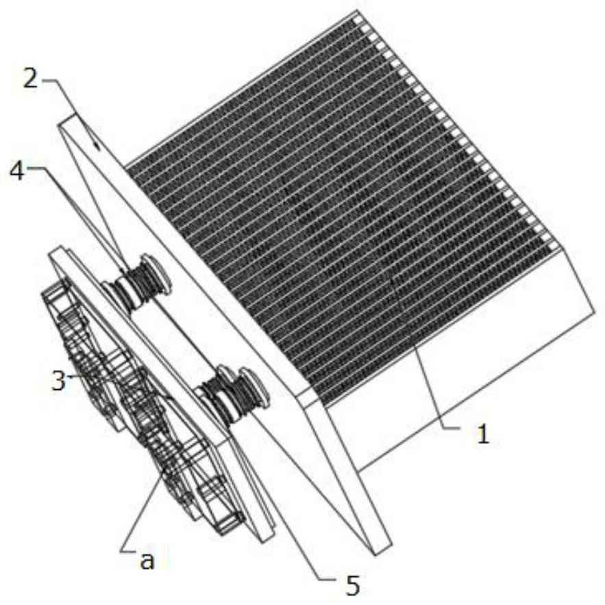 Separation insulation phase change radiator and heat dissipation method thereof