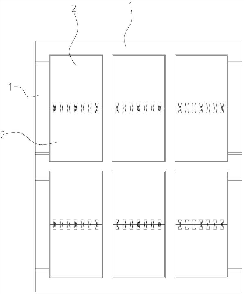 Assembly type middle plate structure of subway station and construction method of assembly type middle plate structure