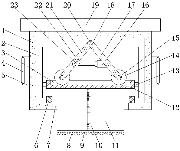 Electronic organ supporting frame with height convenient to adjust