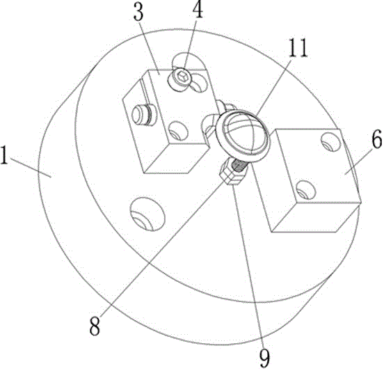 Special fixture for machining the round cap of special-shaped integrated parts