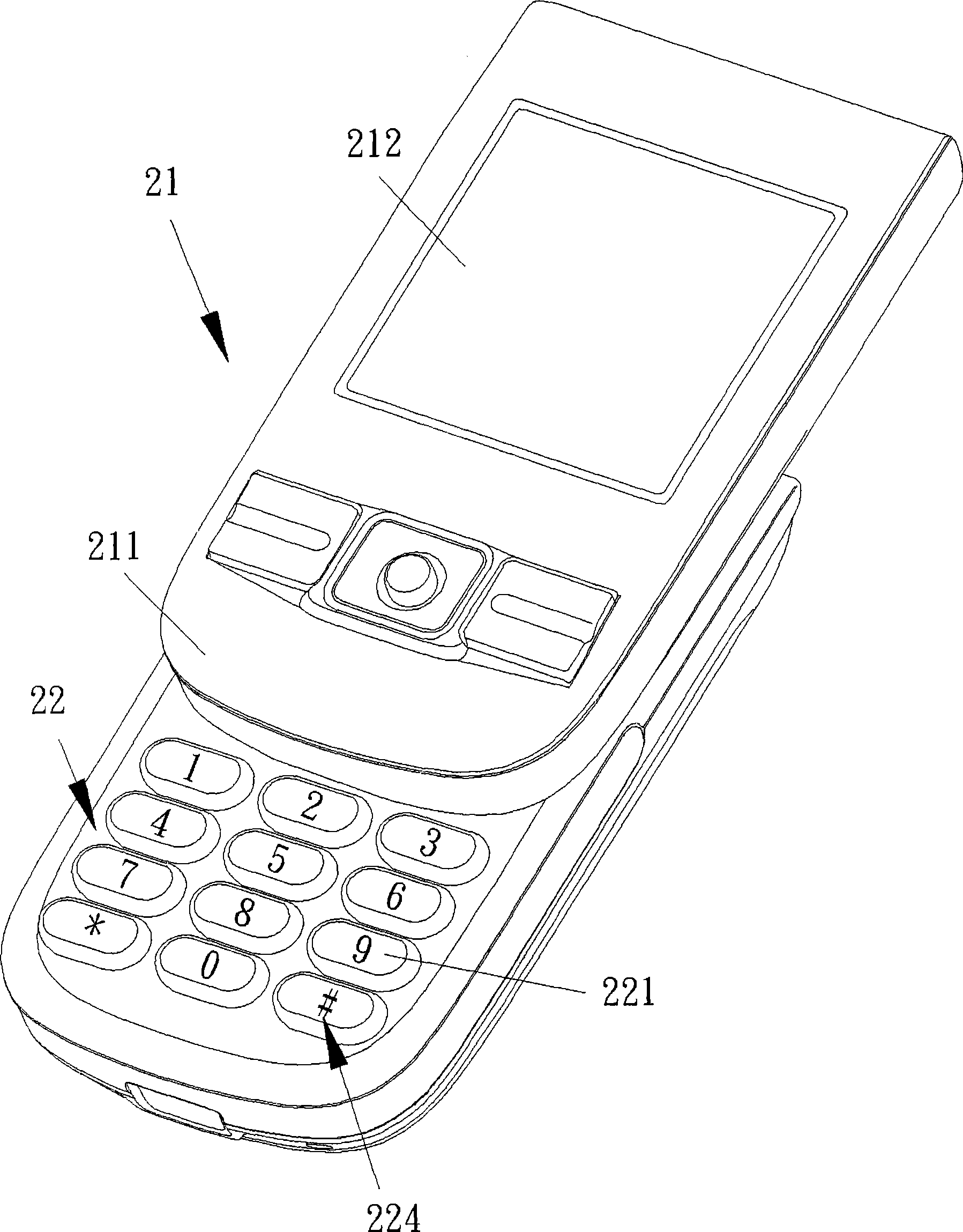 Press-key structure for electronic apparatus and using method thereof