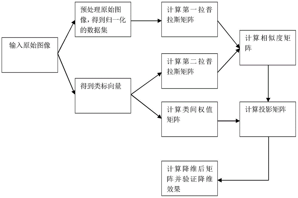 Supervised figure-based transductive data dimension-descending method