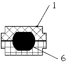 Special label for cylindrical tubing couplings and mounting method thereof
