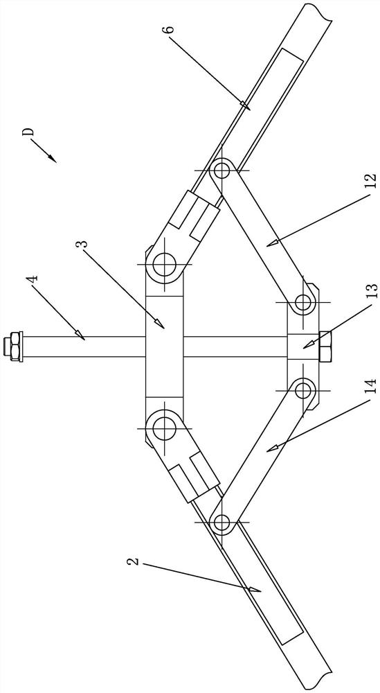 Panel antenna folding and unfolding unit and two-dimensional folding and unfolding antenna mechanism