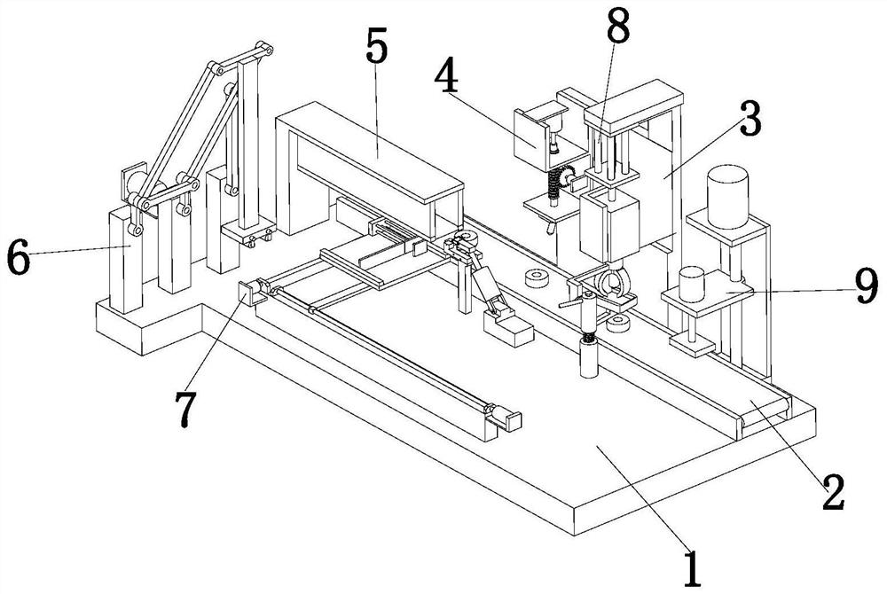 Full-automatic magnetic material assembly equipment
