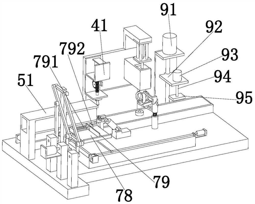 Full-automatic magnetic material assembly equipment