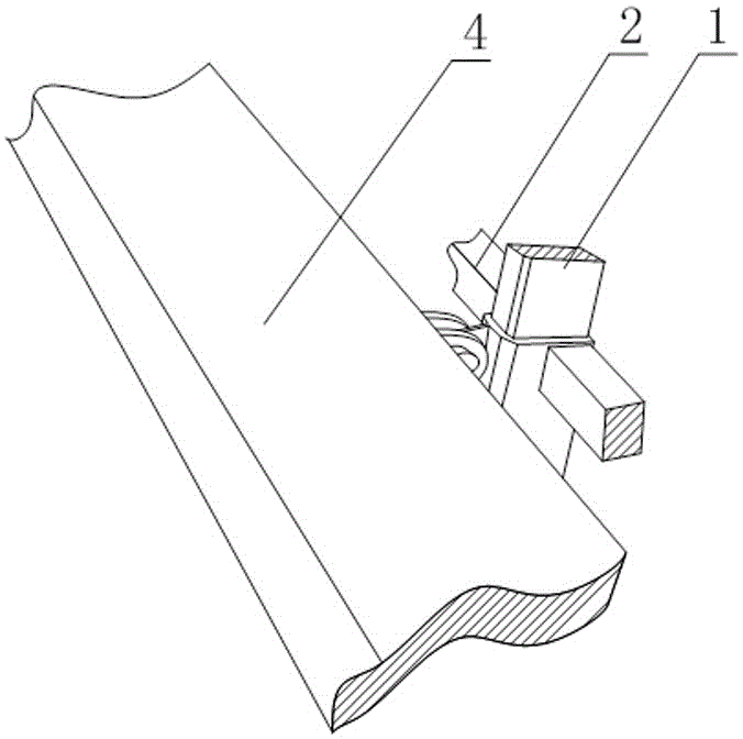 Integral type curtain wall structure