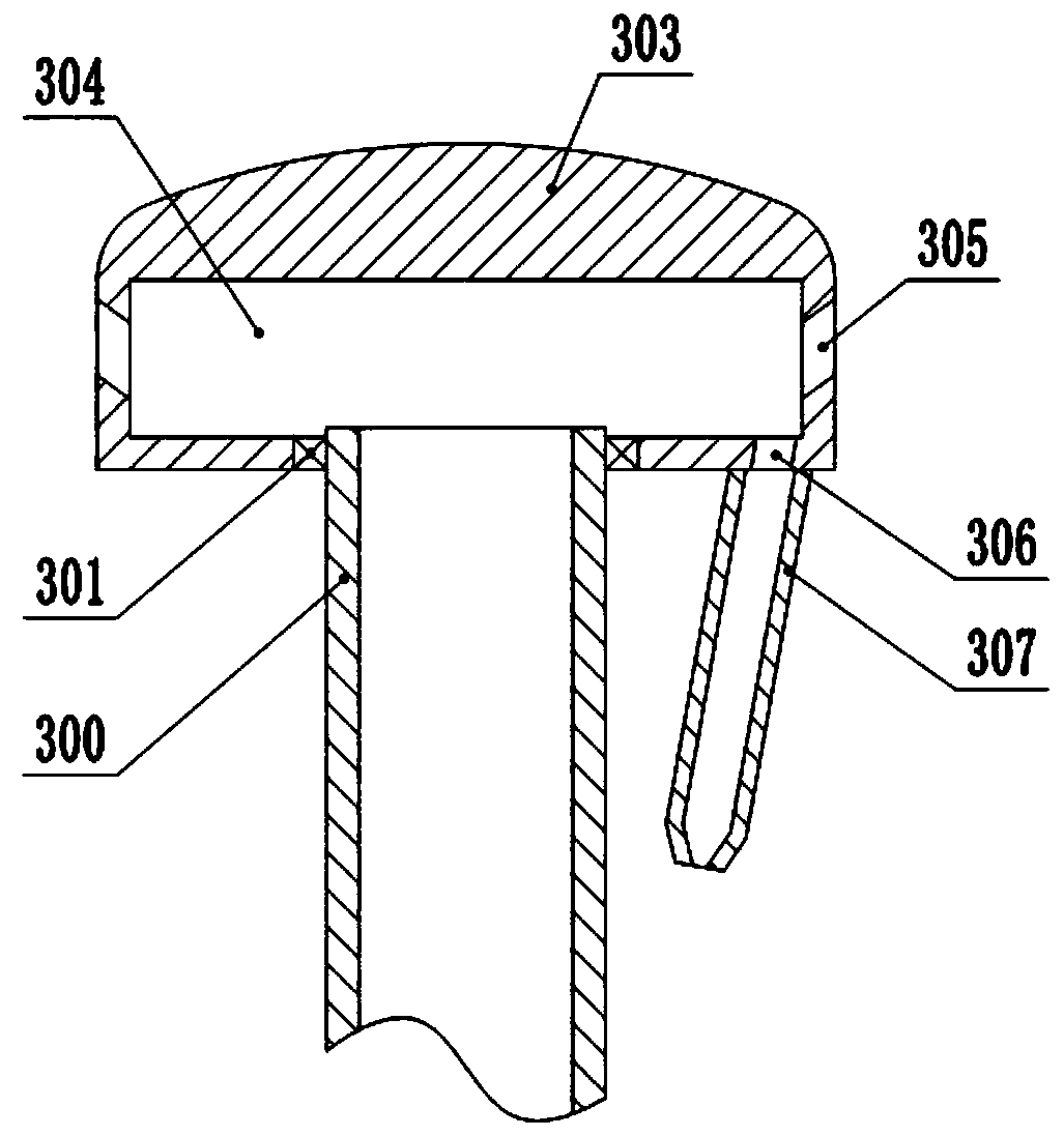 Quartz sand sorting device