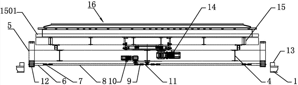 Radial stereoscopic parking equipment