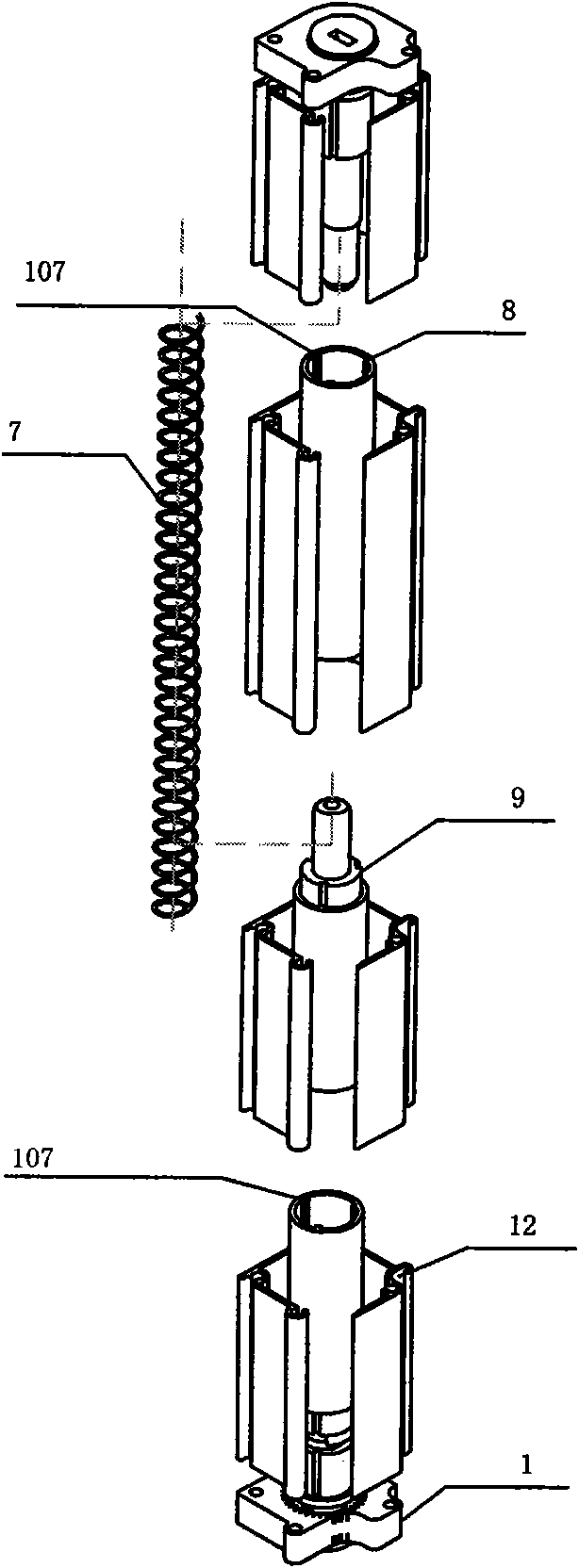 Invisible screen window structure with screw limiting invisible gauze reel structure