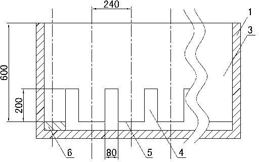 Method for manufacturing autoclaved aerated concrete heterogeneous wall component by partitioning inner cavity of mould
