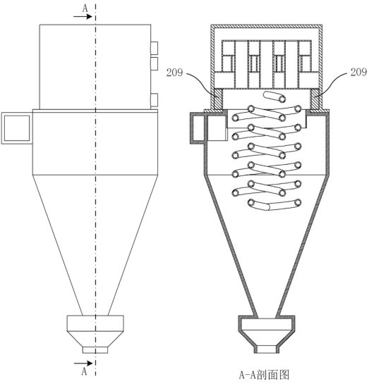 A cement cellar flue gas denitrification device and its application method