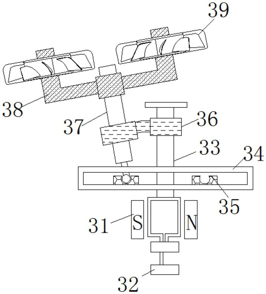 Game mouse with switching function and automatic blowing function