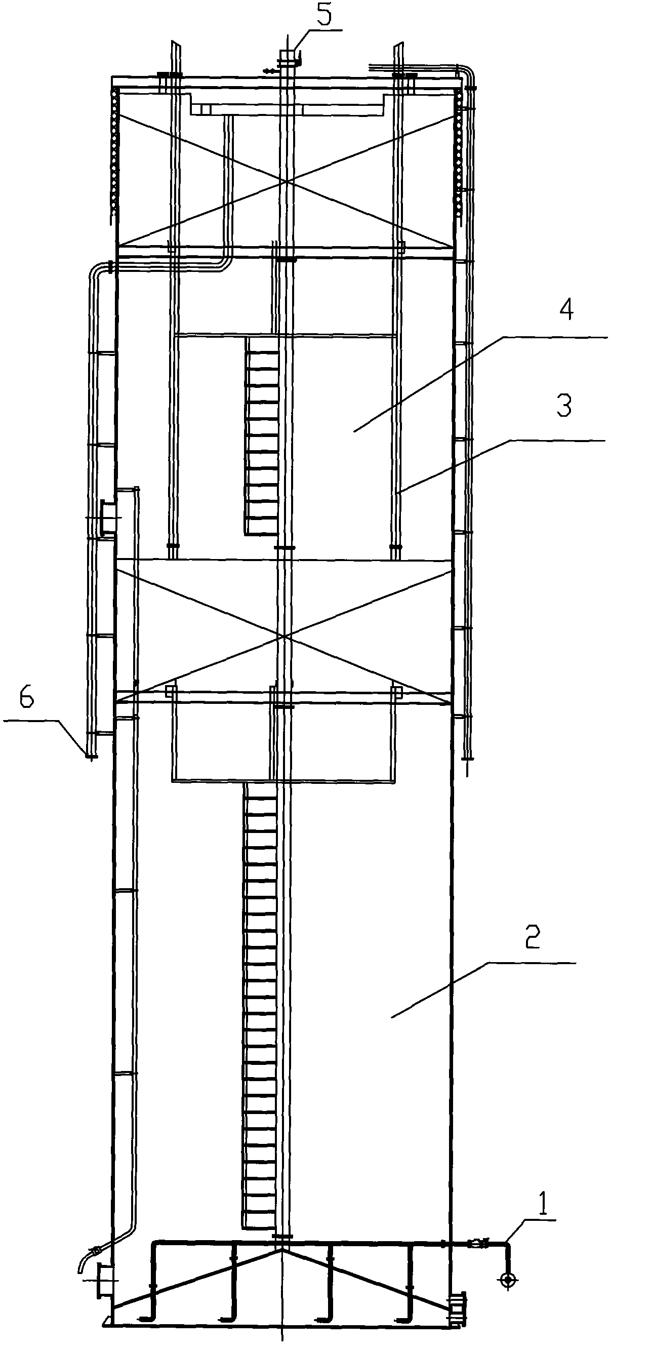 Method for processing percolation liquid of domestic garbage