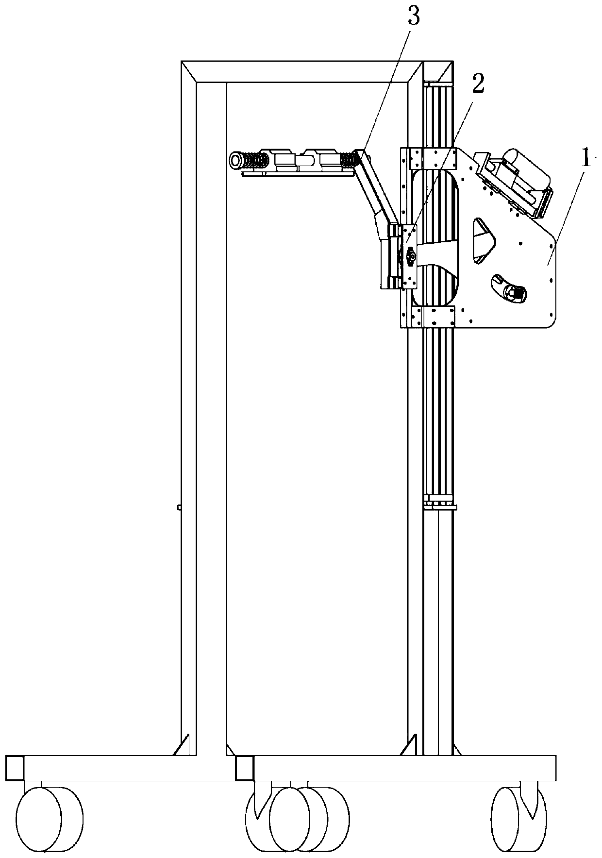 Rehabilitation robot lifting and weight reduction mechanism