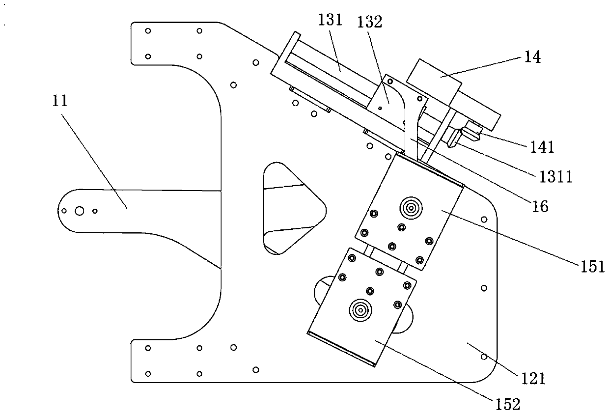 Rehabilitation robot lifting and weight reduction mechanism