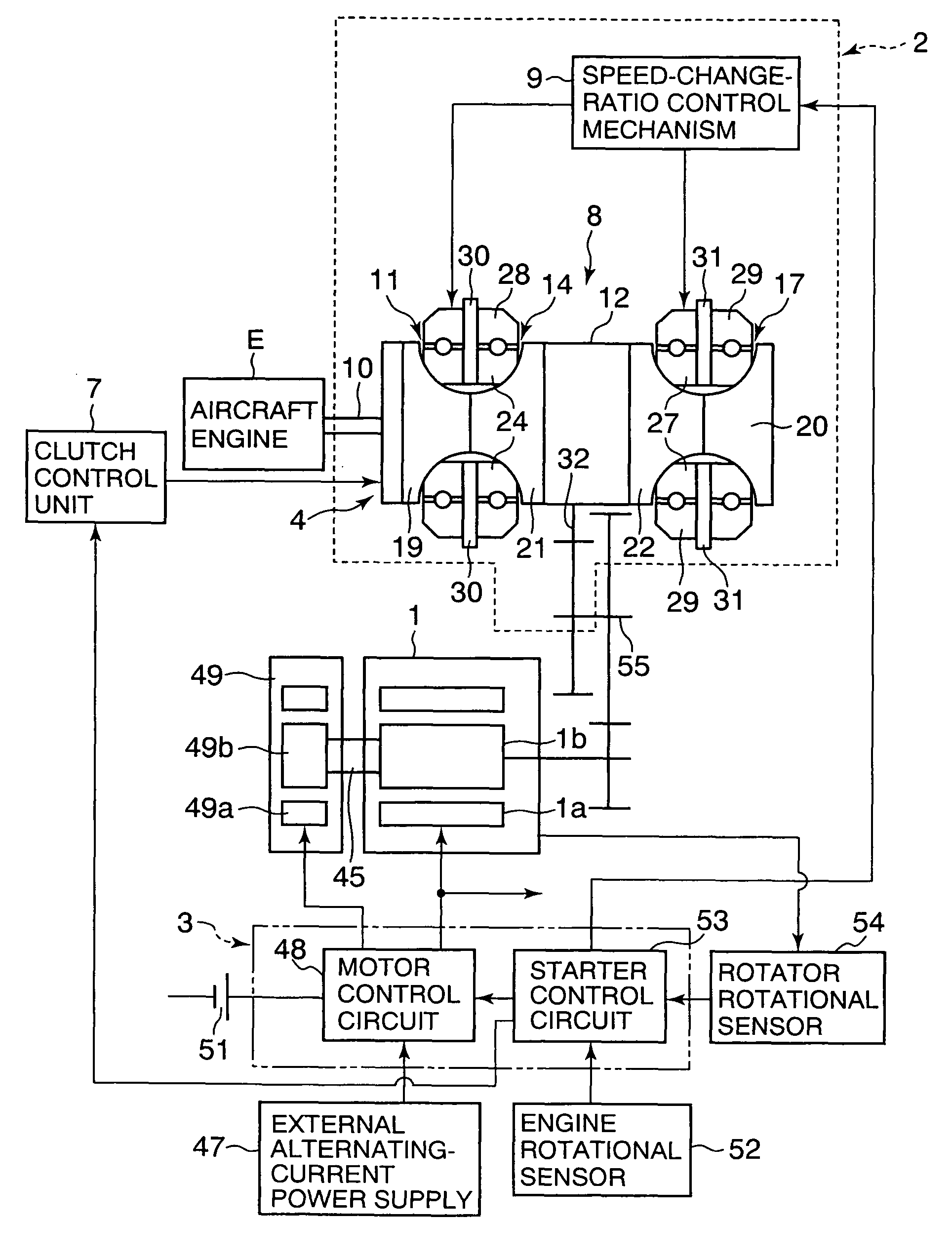Starting and generating apparatus for engine