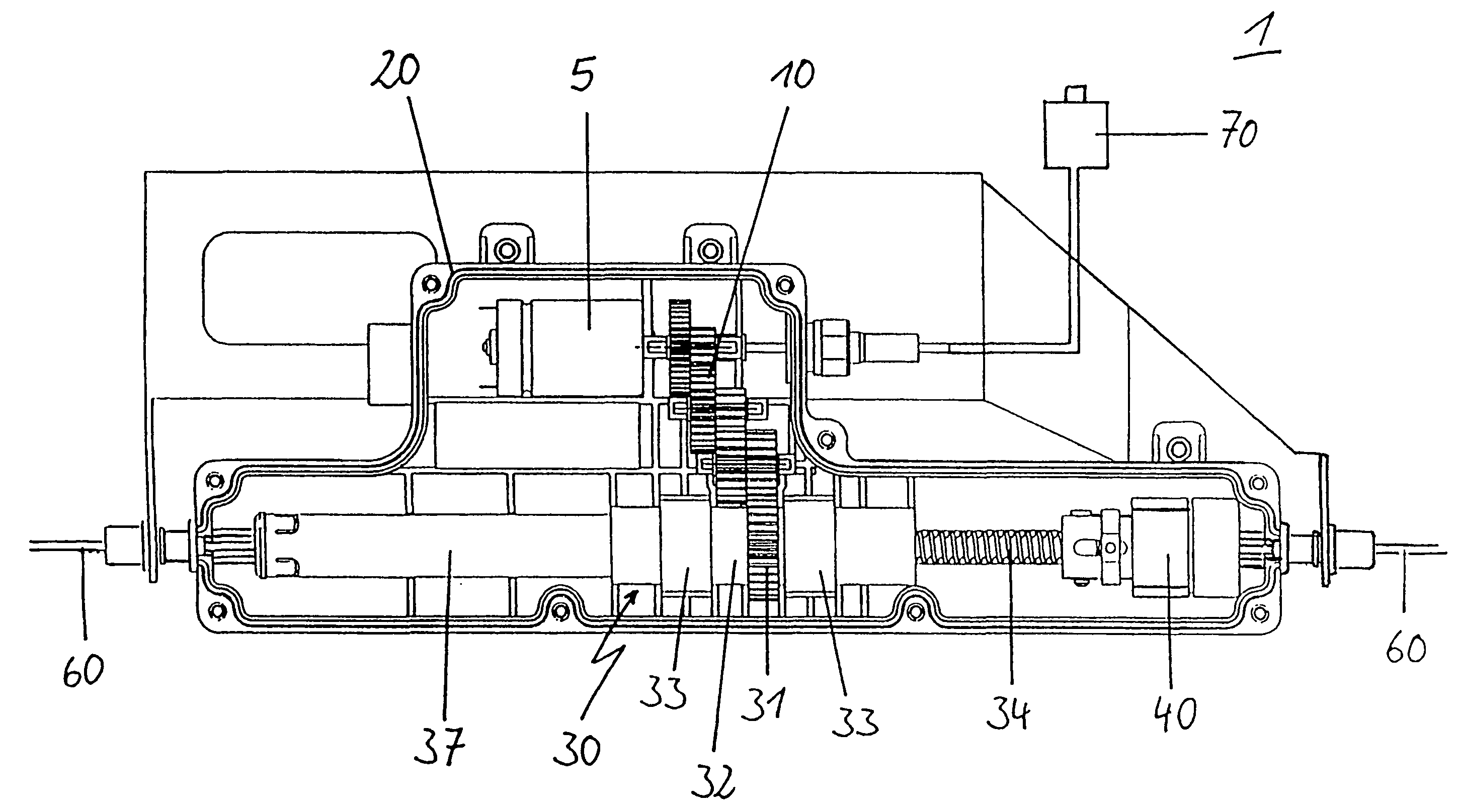 Electrically powered parking brake