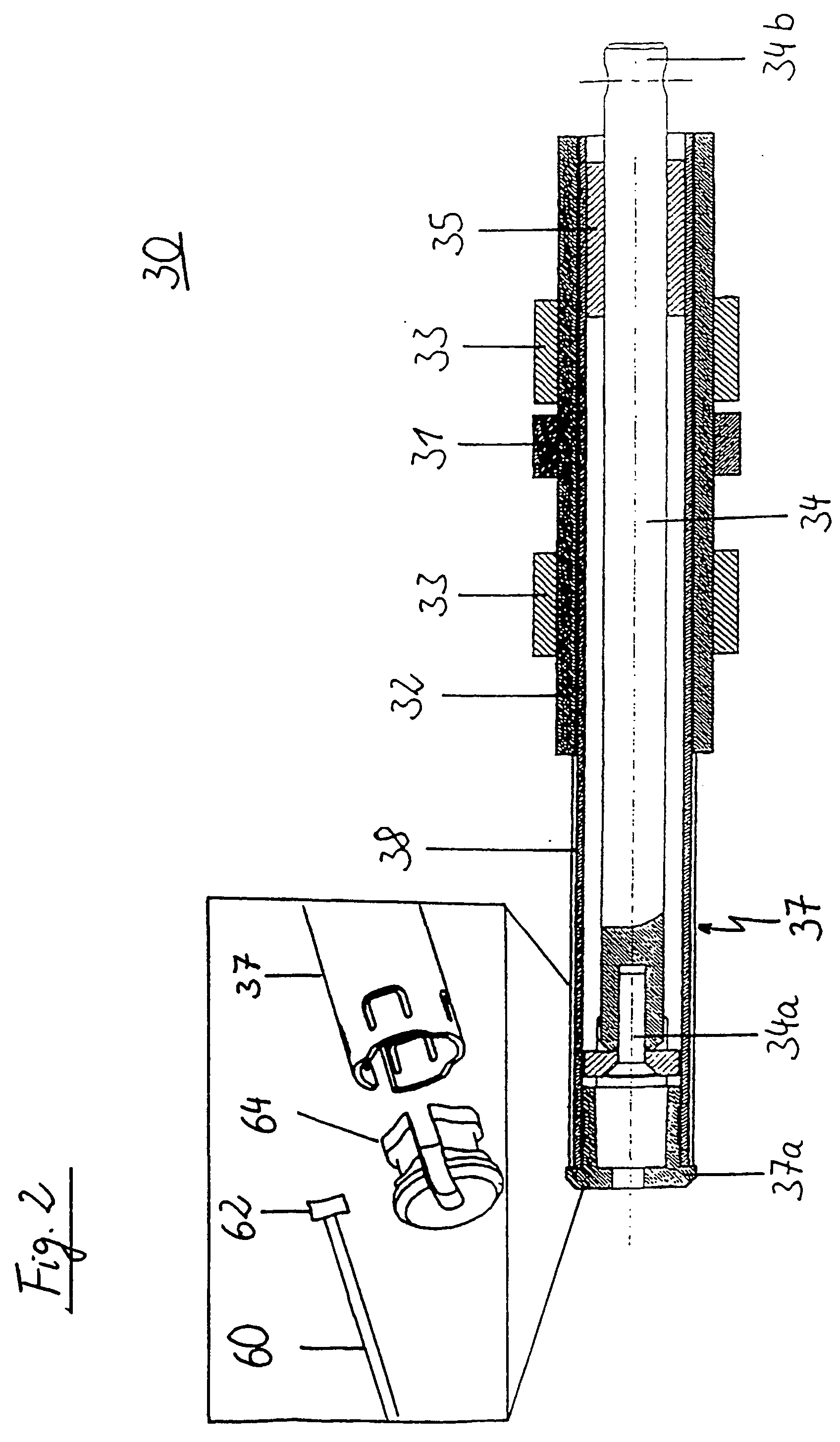 Electrically powered parking brake