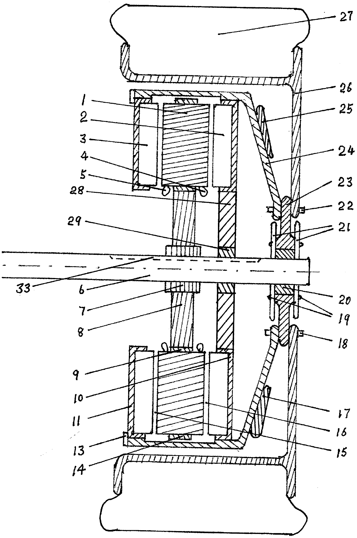 High-power hub motor power wheel